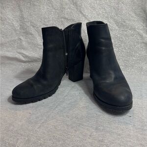 Clarks Black Ankle Booties